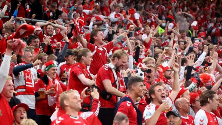 Denmark fans